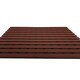image 3 of PVC Duckboard Non-Slip Shower Mat - 61cm x 43cm | Brown | Brown