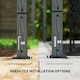 image 5 of Outsunny 3 x 3(m) Aluminium Garden Pergola with Retractable Roof, Grey
