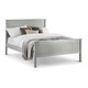 image 1 of New England Dove Grey Lacquer Bed Frame - King Size 5ft (150cm)