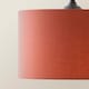 image 5 of ValueLights Shaw Matte Black 3 Drop Bar Rust Shades and Bulbs