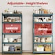 image 5 of Yaheetech 152.5 cm Tall 5 Tiers Boltless Storage Shelf Goods Rack