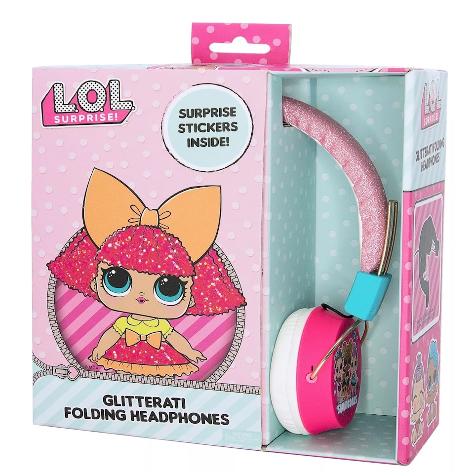 image 1 of L.O.L Surprise! Squadgoals Kid's Wired Headphones | Pink
