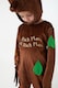 image 4 of Officially Licensed Stickman Unisex Kids Full Suit Costume - World Book Day, Dress-Up, and Role Play - Ages 3-8 | Brown | Brown | 4-6 years