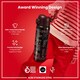 image 6 of Leak Proof Slim Water Bottle, Stainless Steel, 600ml (20oz) | Black | Gamer | One Size