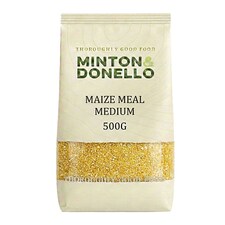 Minton & Donello Medium Maize Meal 6 x 500g | White