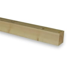 PACK OF 15 (Total 15 Units) - 75mm x 100mm (70mm x 95mm Finish) Planed All Round Redwood Timber - 4.2m Length