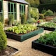 image 1 of GardenSkill Garden Raised Vegetable Bed 2.5x2.5x0.5m H - Modular Crop Flower Planter Frame - Ultra Deep 20 Inch Grow Box Trough