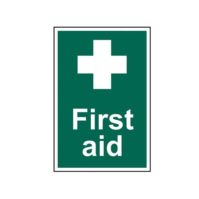 Scan First Aid - Pvc Sign 200 X 300mm - Multi Colour - 200 x 300mm