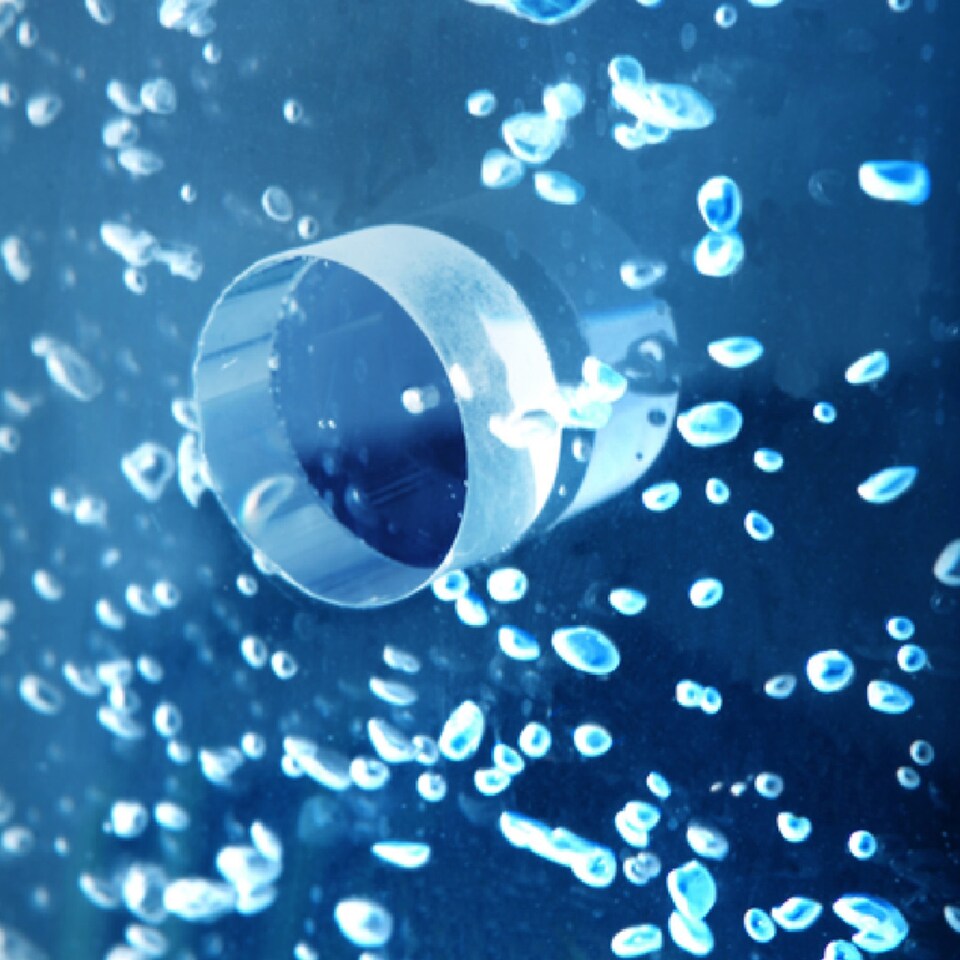 image 1 of Fluid Orion Bubble Water Wall with Colour Changing LEDs 183cm