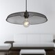 image 3 of Cassidy - Large Black Mesh Easy Fit Metal Pendant Shade | Black | Large | 1