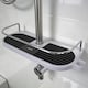 image 4 of Showerdrape Shower Rail Shelf Storage Shelf Caddy