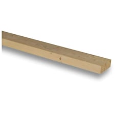PACK OF 20 (Total 20 Units) - 47mm x 125mm (5x2")(45mm x 120mm Finish) C16 Kiln Dried Regularised Carcassing Timber - 1.8m Length
