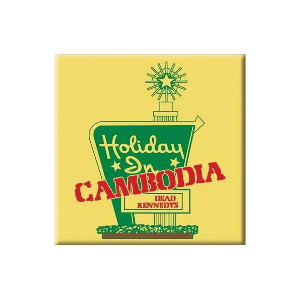 image 1 of Dead Kennedys Fridge Magnet: Holiday in Cambodia - DKMAG02