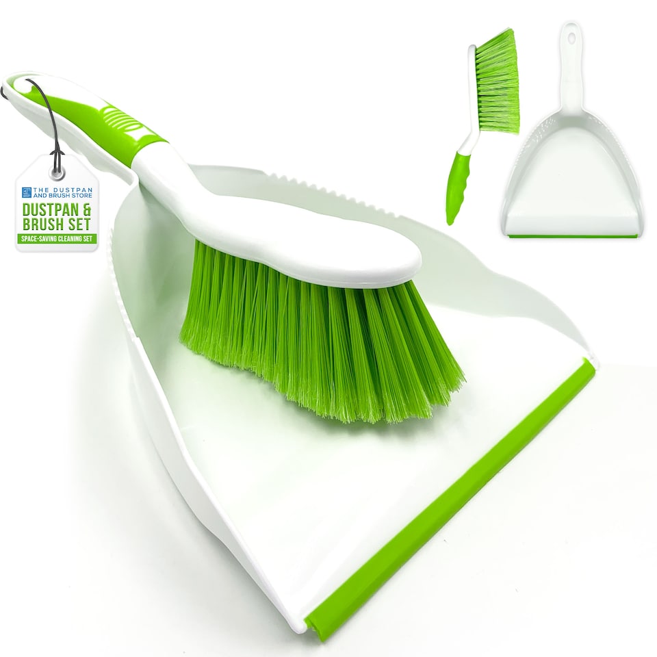 image 1 of Dustpan Small Brush Hand Broom - Dustpan and Brush Set | Multi | Green | One Size