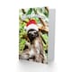 image 2 of Xmas Merry Sleepy Santa Present Sloth Christmas Card