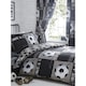 image 1 of Kids Club Shoot Football Duvet Cover Set - Grey/Black/White - Single Grey | Single