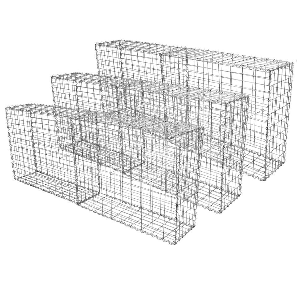 image 1 of Gabion Baskets 100 x 80 x 30cm / 6 Pack