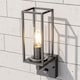image 1 of CGC CHLOE Outdoor Wall Lantern Black with PIR Motion Sensor IP54