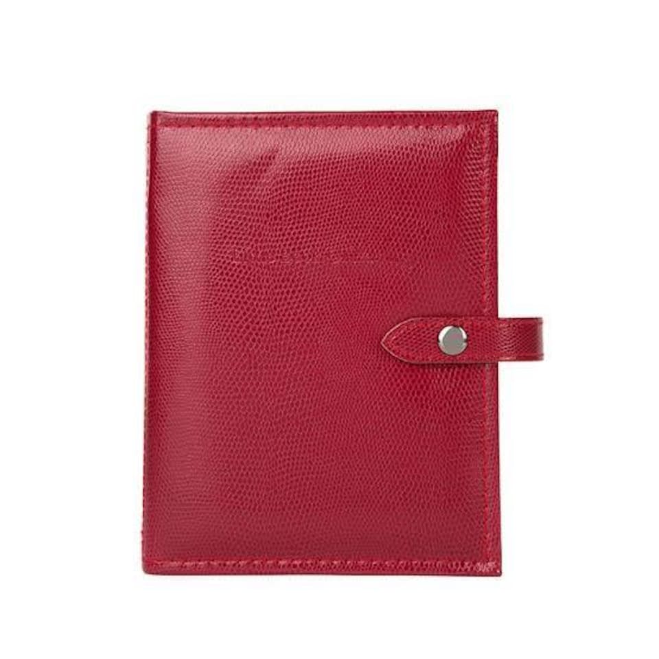 image 1 of Little Shop Of Little Book Of Earrings - Mock Croc Red