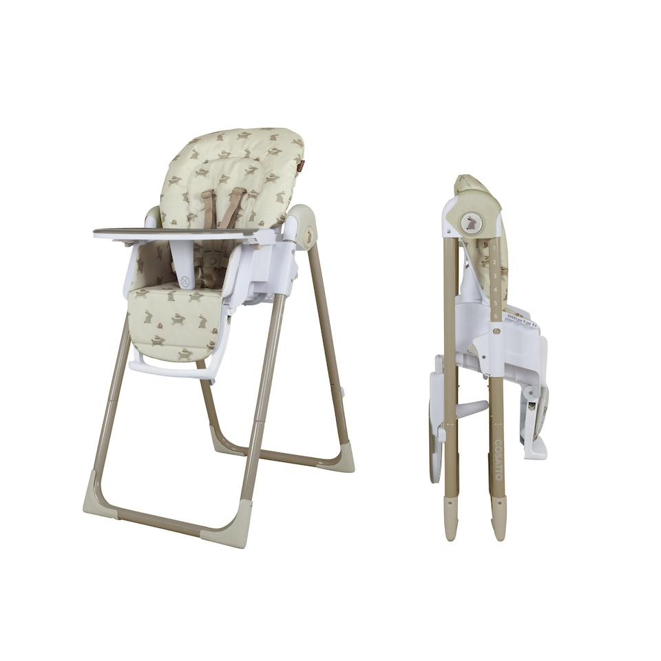 image 1 of Cosatto Pip Easy Clean Compact Highchair Birth to 15kg