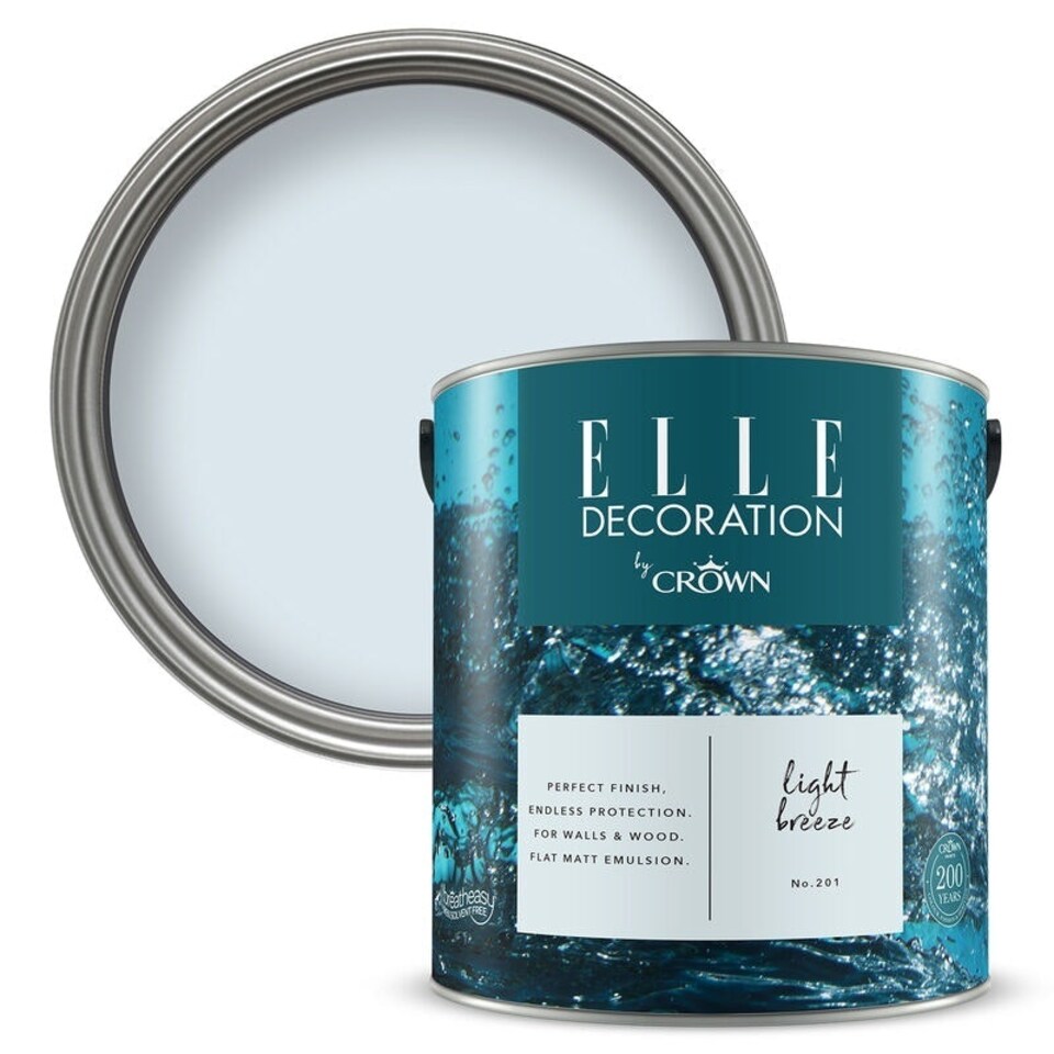 image 1 of Elle (Crown) Flat Matt Light Breeze (201) 2.5L