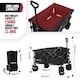 image 3 of MoverX 200L/150kg Premium Camping Trolley / Festival Wagon