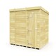 image 1 of 9 x 8 Feet Pent Shed - Single Door Without Windows - Wood - L231 x W276 x H201 cm Brown