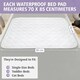 image 3 of Potty Training Bed Pads for Waterproof Protection - Bed Protector For Bed Wetting Toddlers & Children, Absolute Lifesaver for Your Mattress, 70x85 cm White | 1 pack | Small Single