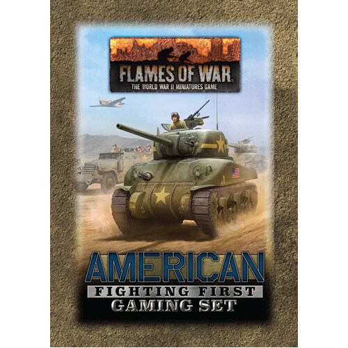 American Fighting First Tin (x20 Tokens, x2 Objectives, x16 Dice) - Brand New