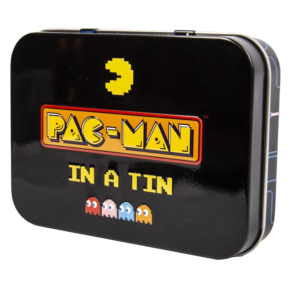 image 1 of PAC-MAN Arcade in a Tin Colour Handheld Game with 4" Screen