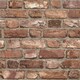 image 1 of Grandeco Brick Effect Vinyl Wallpaper - Red - One Size Red