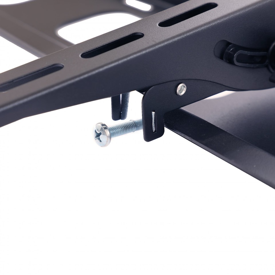 image 1 of 32"-65" Tilt Double TV Wall Bracket Mount - 100kg Capacity - VESA 600x400mm | Black | 1