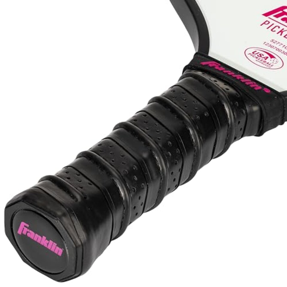 image 1 of Franklin Sports Pickleball Paddle - Pilot Polypropylene Core Racket - Official USA Pickleball (Usapa) Approved Paddle - Lightweight Pro Racket - Pink - 10mm Thick Core
