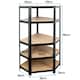 image 5 of TekBox Boltless Garage Corner Shelving Rack