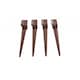 image 6 of 4x Heavy Duty Drive Down Fence Post Anchor Spike Grip Holder - 75 x 750mm | Brown | 4
