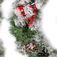 image 3 of Best Artificial 9ft Lightly Frosted Red Decorated Christmas Garland