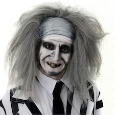 Crazy Ghost Wig – Wild White Fancy Dress Hairpiece for Halloween & Spooky Costumes N/A | One Size