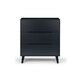 image 2 of Retro Anthracite Chest - 3 Drawers