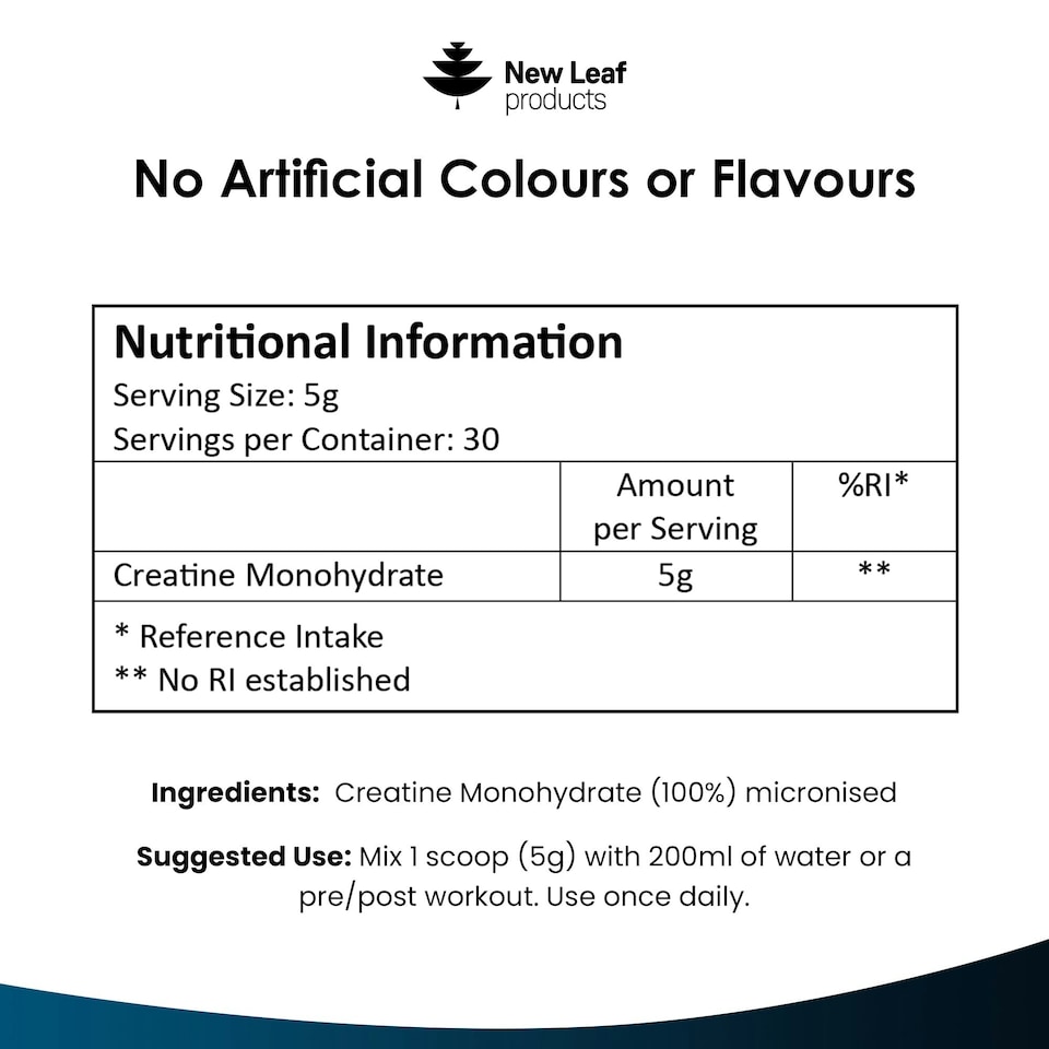 image 1 of Creatine Monohydrate Powder 150g Micronized Gym
