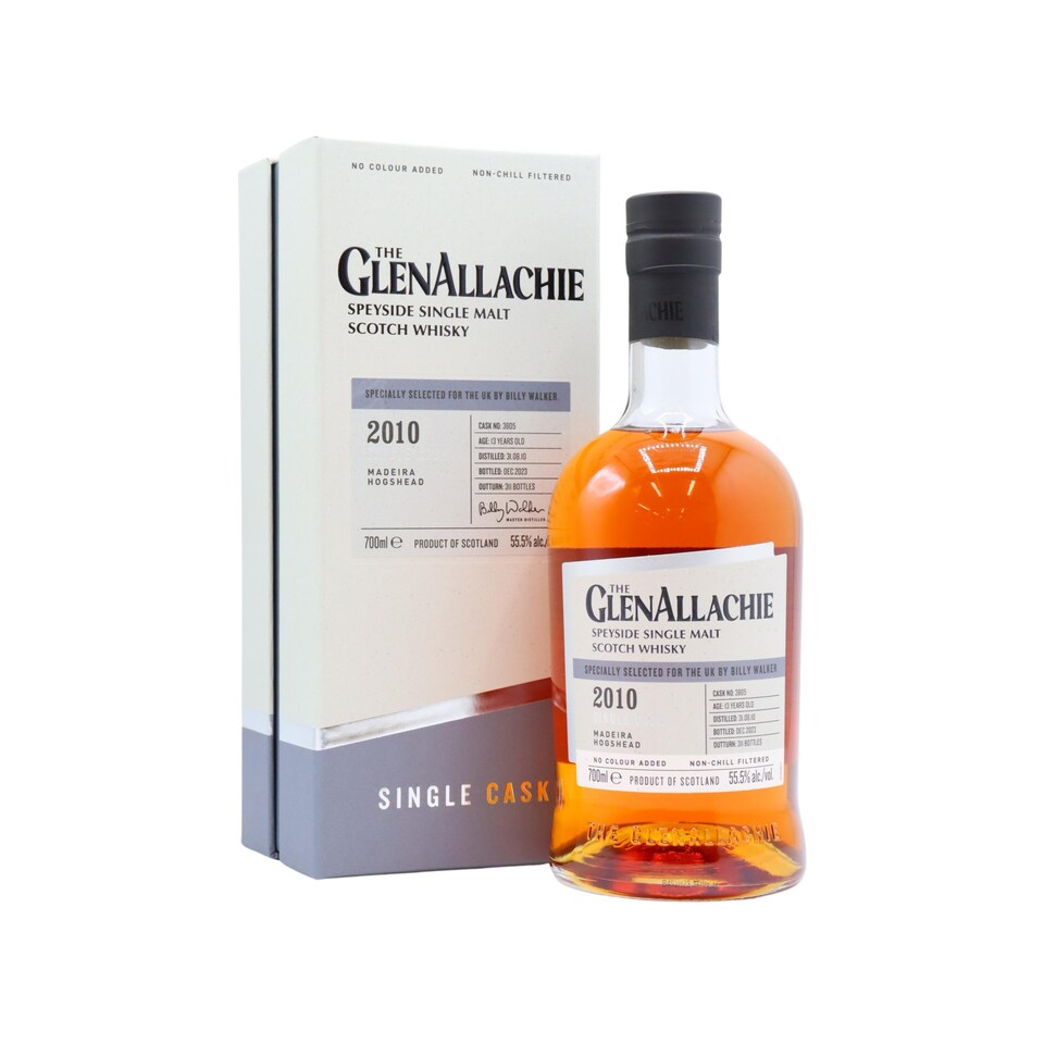 GlenAllachie - Single Madeira Cask No. 3805 2010 13 year old Whisky (UK Exclusive)