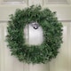 image 1 of 45cm Plain Green Colorado Christmas Door Wreath with PVC Tips