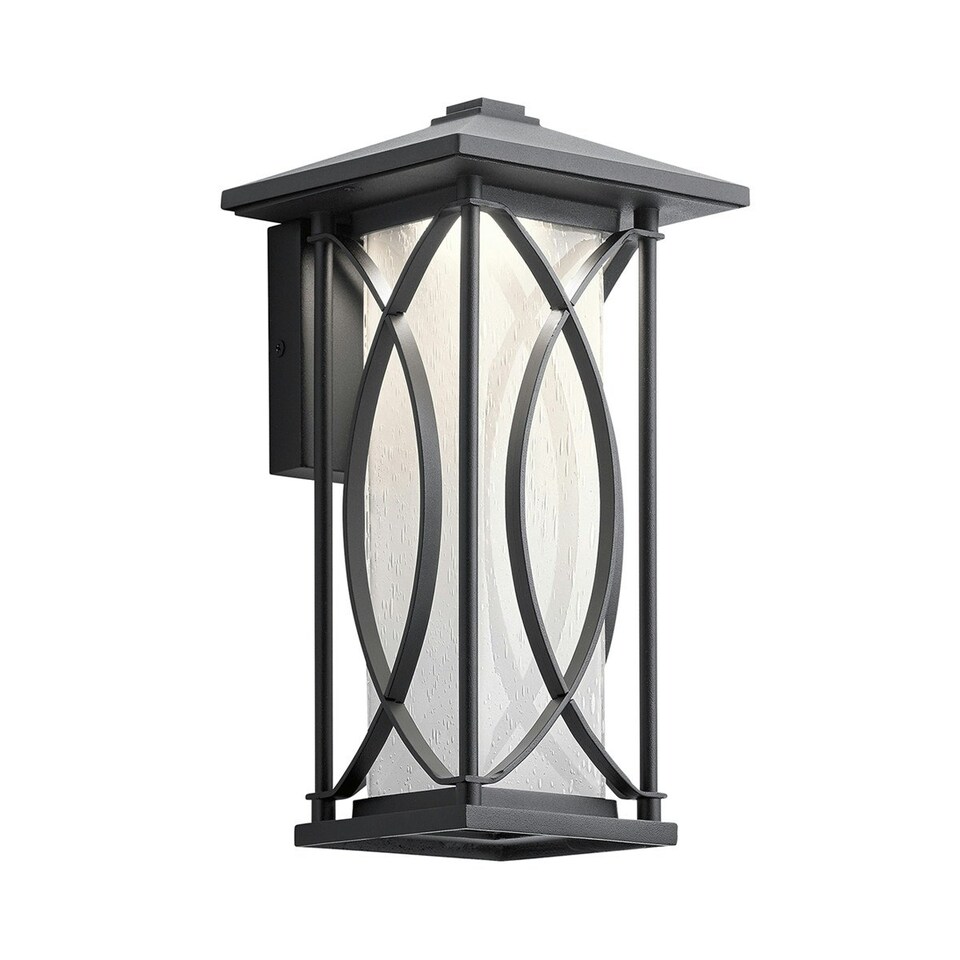 image 1 of Kichler Ashbern Outdoor 1 Light Wall Lantern Textured Black IP44