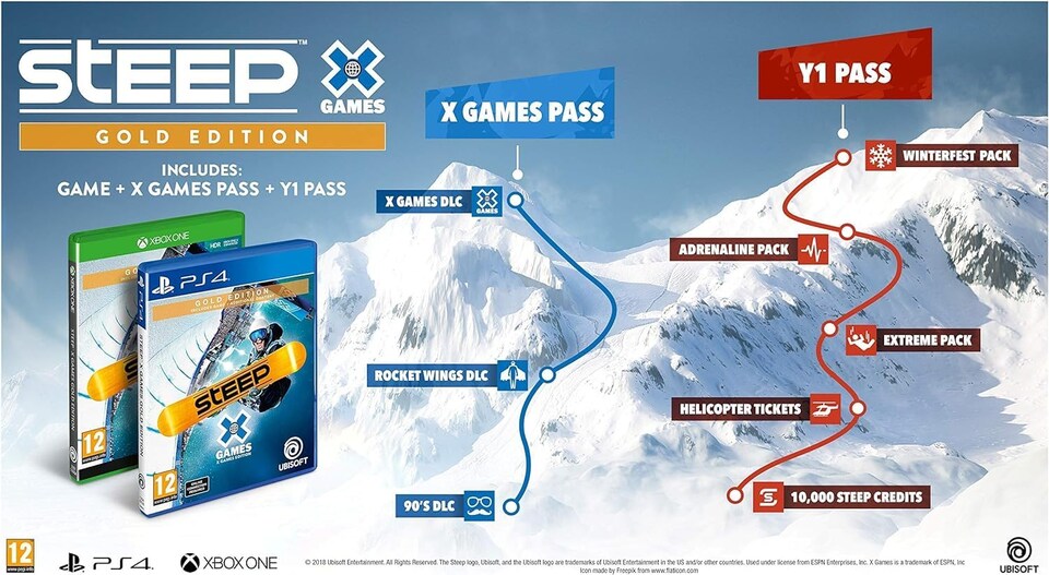 image 1 of Steep: X Games - Gold Edition  Xbox One