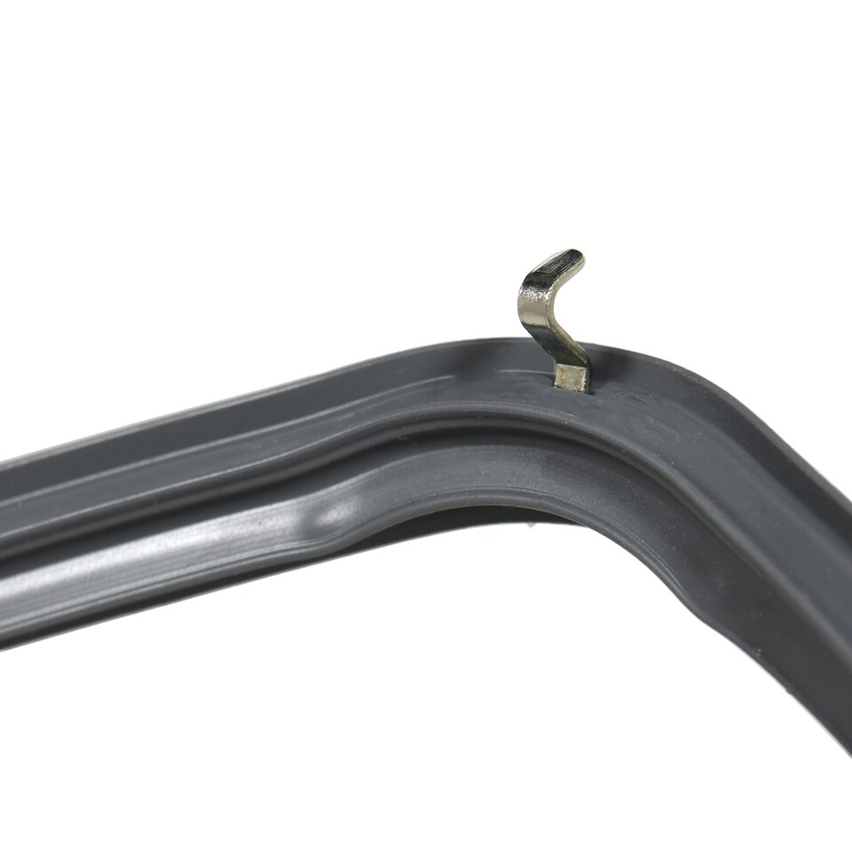image 1 of SPARES2GO Oven Door Seal Gasket + Corner Clips compatible with Siemens Cooker 480 x 350 mm