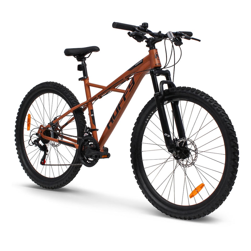image 1 of HUFFY Korros 27.5-Inch 21-Speed Bronze Hardtail Mountain Bike (26722W)