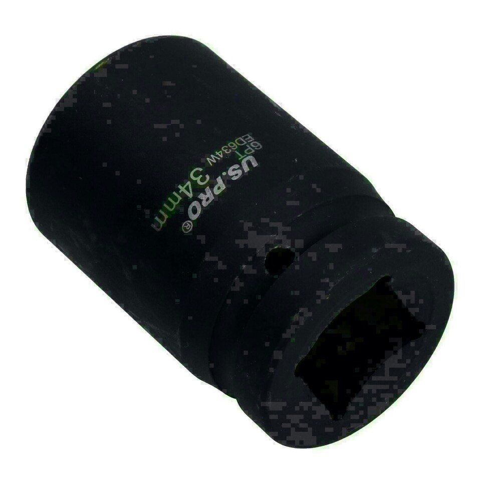 image 1 of 1" Drive 34mm Deep MM Impact Impacted Socket 6 Sided Single Hex