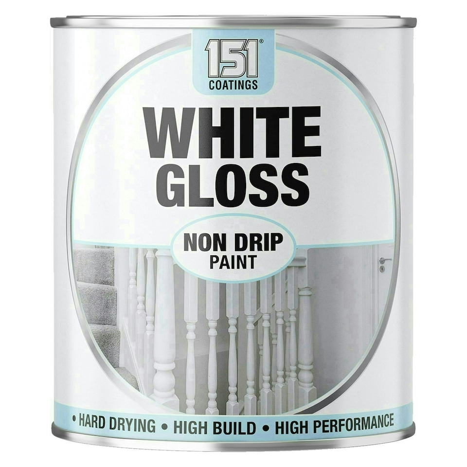 image 1 of 151 Non Drip All Colours Paint Tin Exterior Interior Hard Drying 300ml White | Gloss