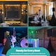 image 9 of Triple Sided Stretch Tripod Speaker DJ Stand Cover with Loop - 1pc