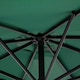 image 8 of Outsunny 3(m) Garden Banana Parasol Cantilever Umbrella, Dark Green