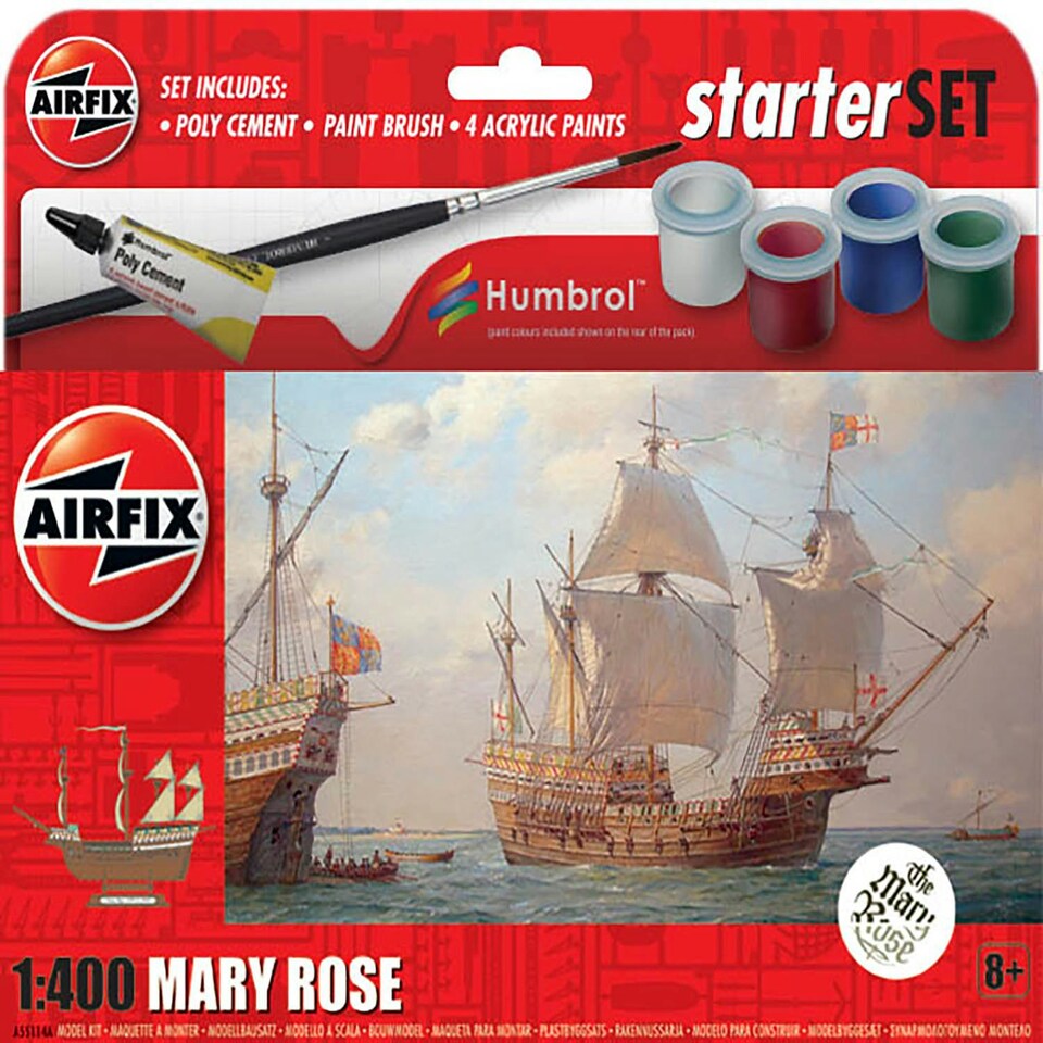 Airfix Mary Rose Starter Set (1:400 Scale)